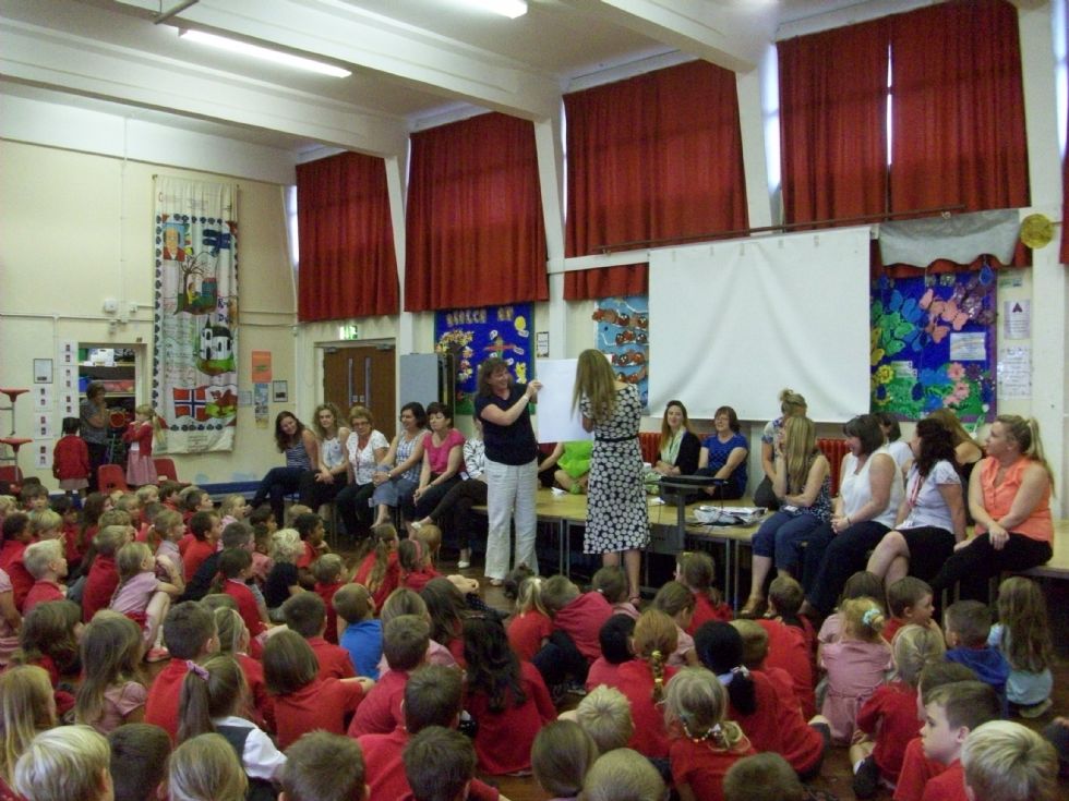  Mrs Cooper and Mrs Lee's special assembly